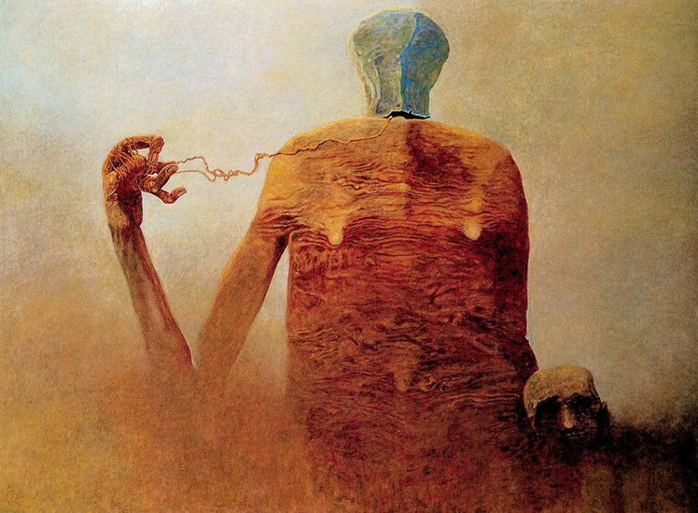 Zdzislaw Beksinski BEKSINSKI494 oil painting reproduction