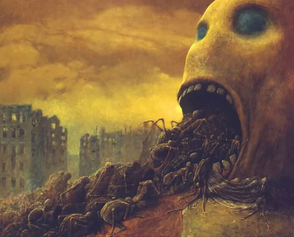 Zdzislaw Beksinski BEKSINSKI500 oil painting reproduction