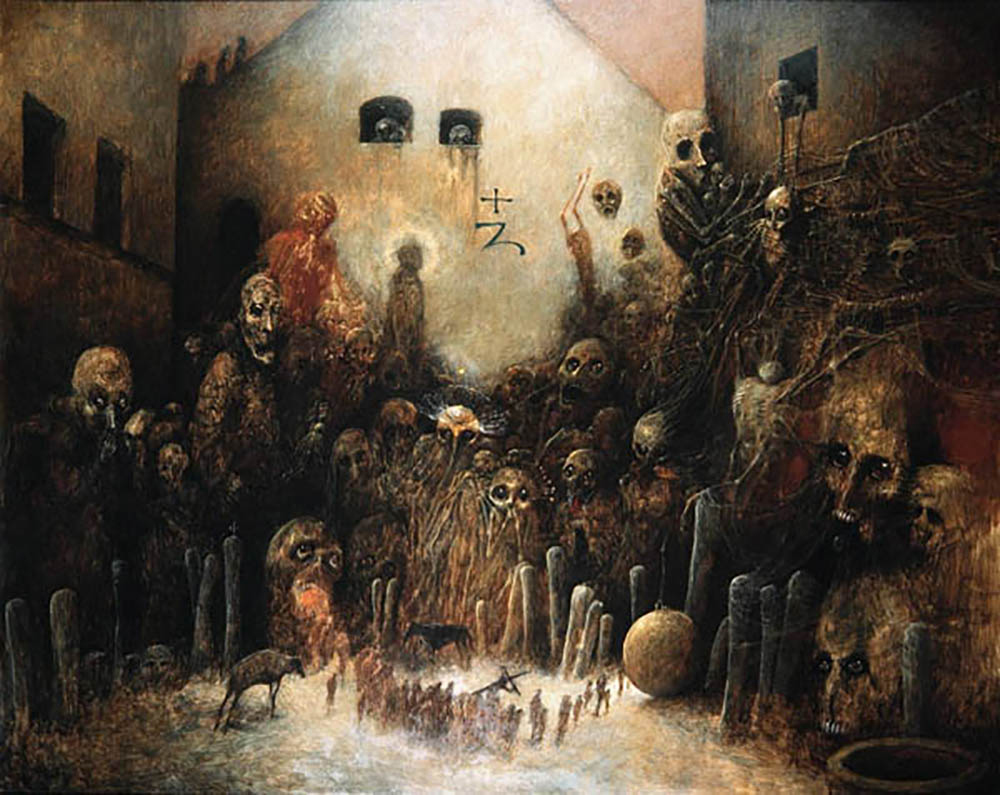 Zdzislaw Beksinski BEKSINSKI504 oil painting reproduction