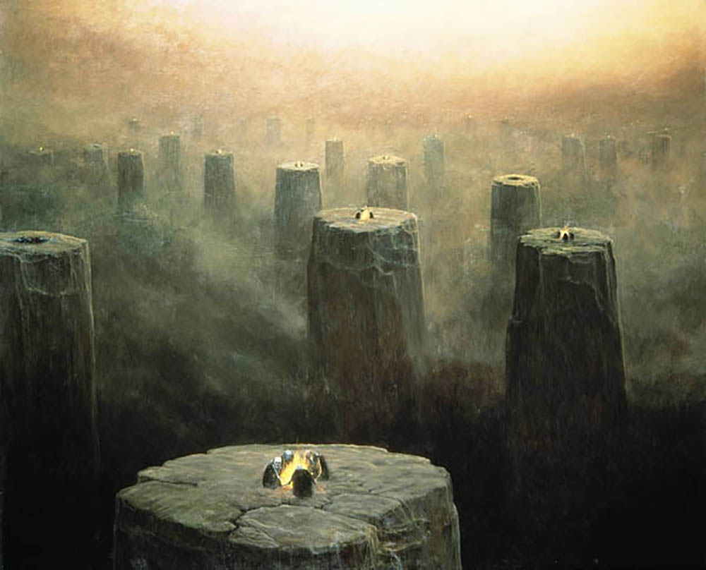 Zdzislaw Beksinski BEKSINSKI507 oil painting reproduction