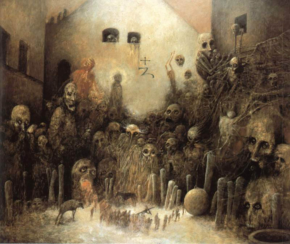 Zdzislaw Beksinski BEKSINSKI536 oil painting reproduction