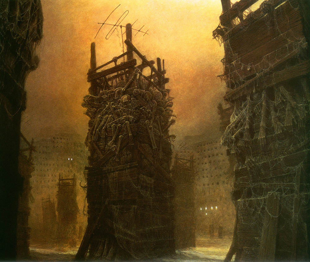 Zdzislaw Beksinski BEKSINSKI537 oil painting reproduction