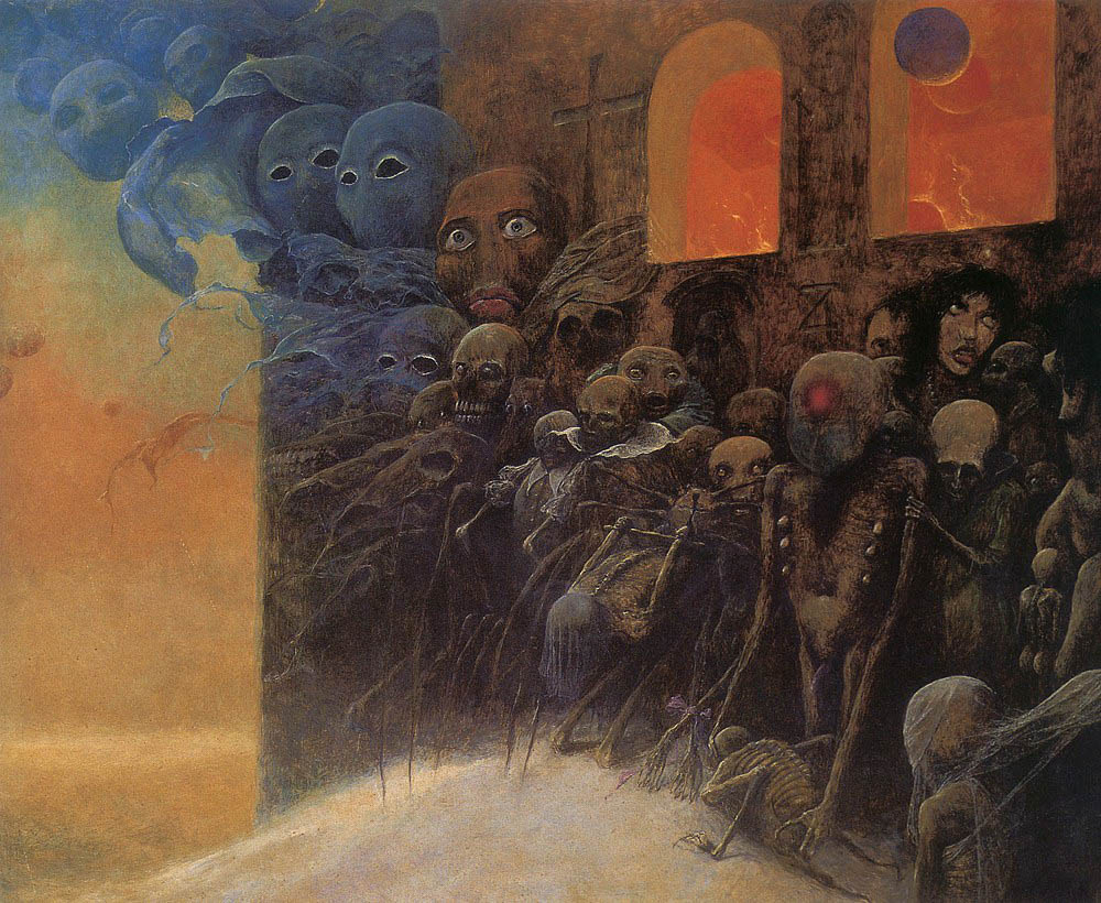 Zdzislaw Beksinski BEKSINSKI538 oil painting reproduction