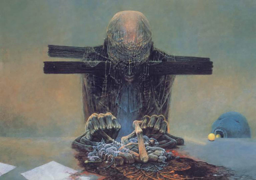 Zdzislaw Beksinski BEKSINSKI544 oil painting reproduction