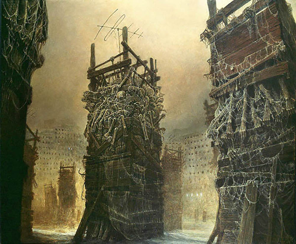 Zdzislaw Beksinski BEKSINSKI553 oil painting reproduction