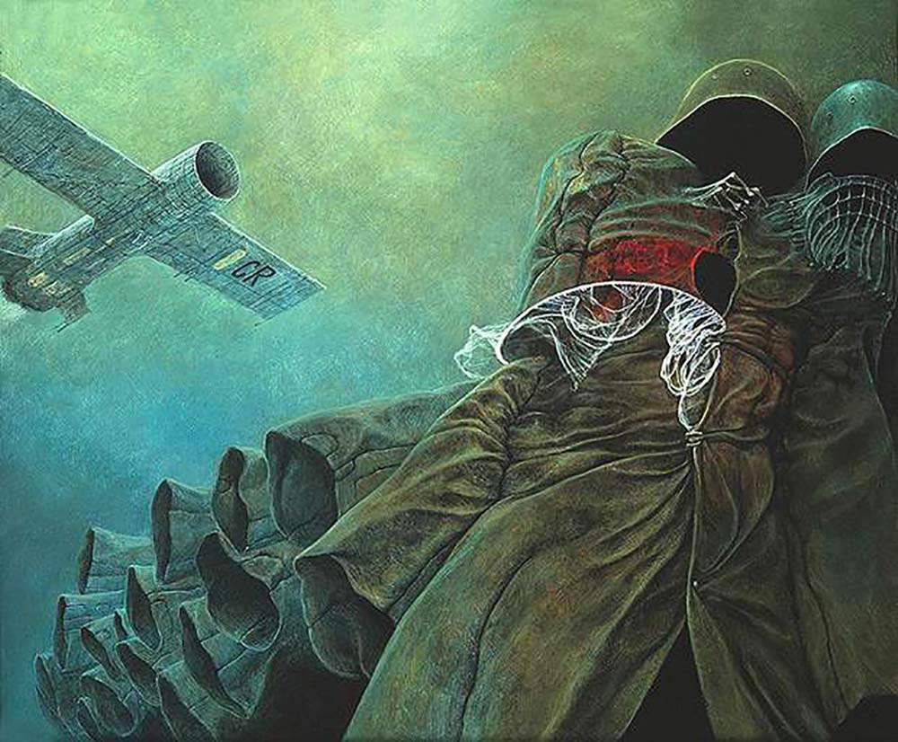 Zdzislaw Beksinski BEKSINSKI558 oil painting reproduction