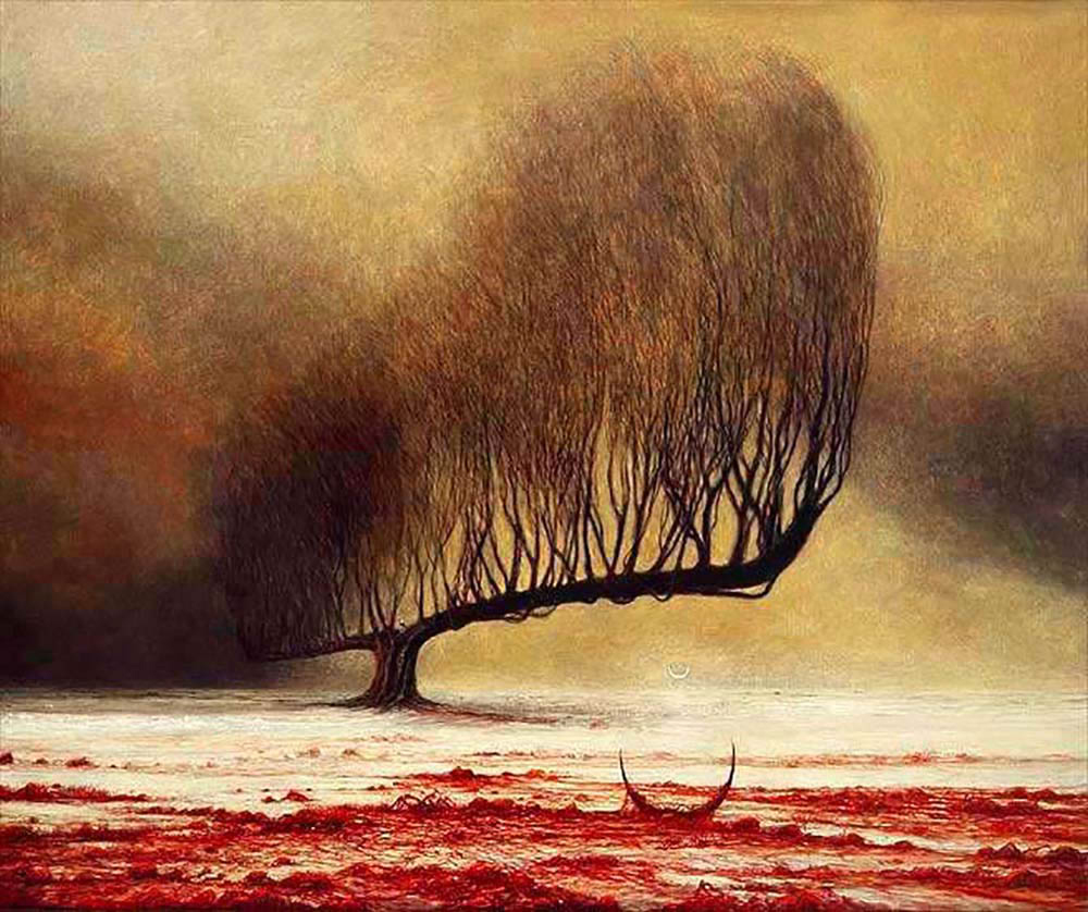 Zdzislaw Beksinski BEKSINSKI600 oil painting reproduction