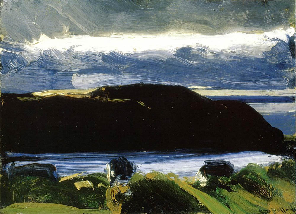 George Bellows Breaking Sky, Monhegan oil painting reproduction