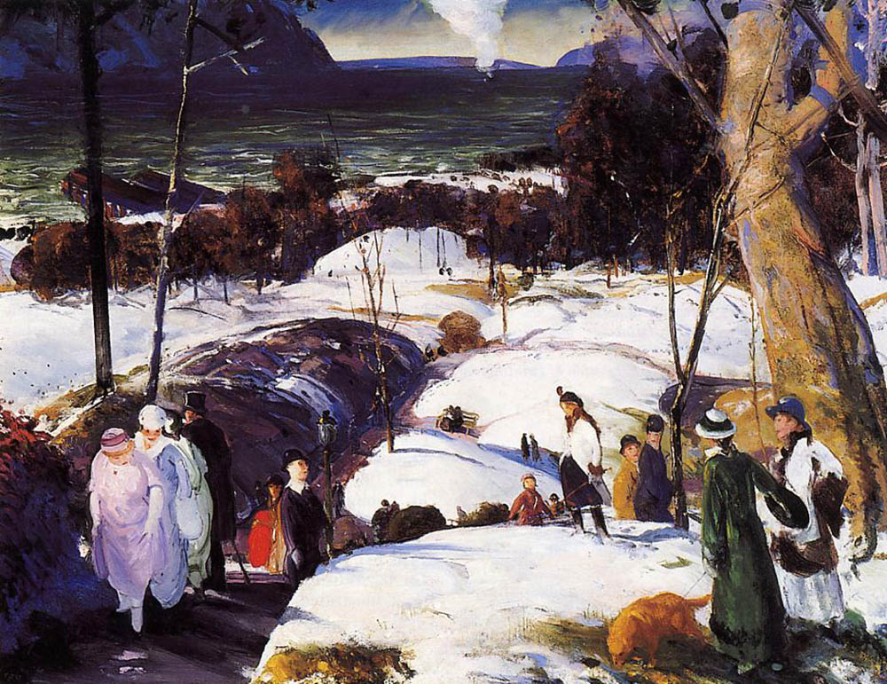George Bellows Easter Snow oil painting reproduction