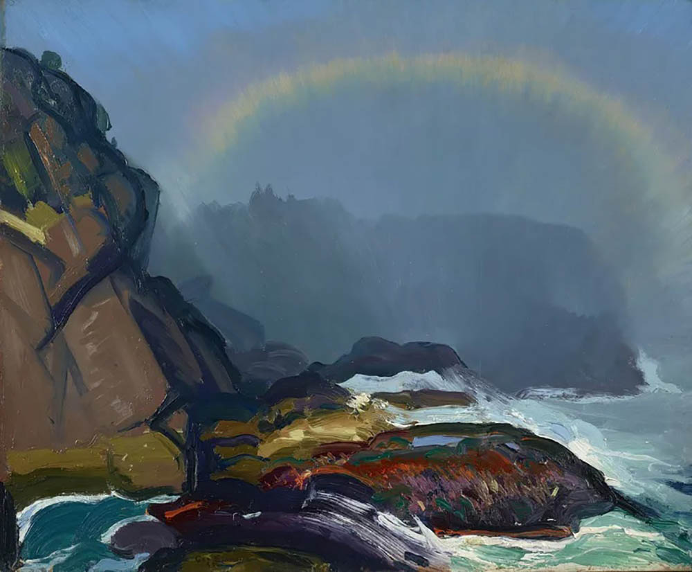 George Bellows Fog Rainbow oil painting reproduction