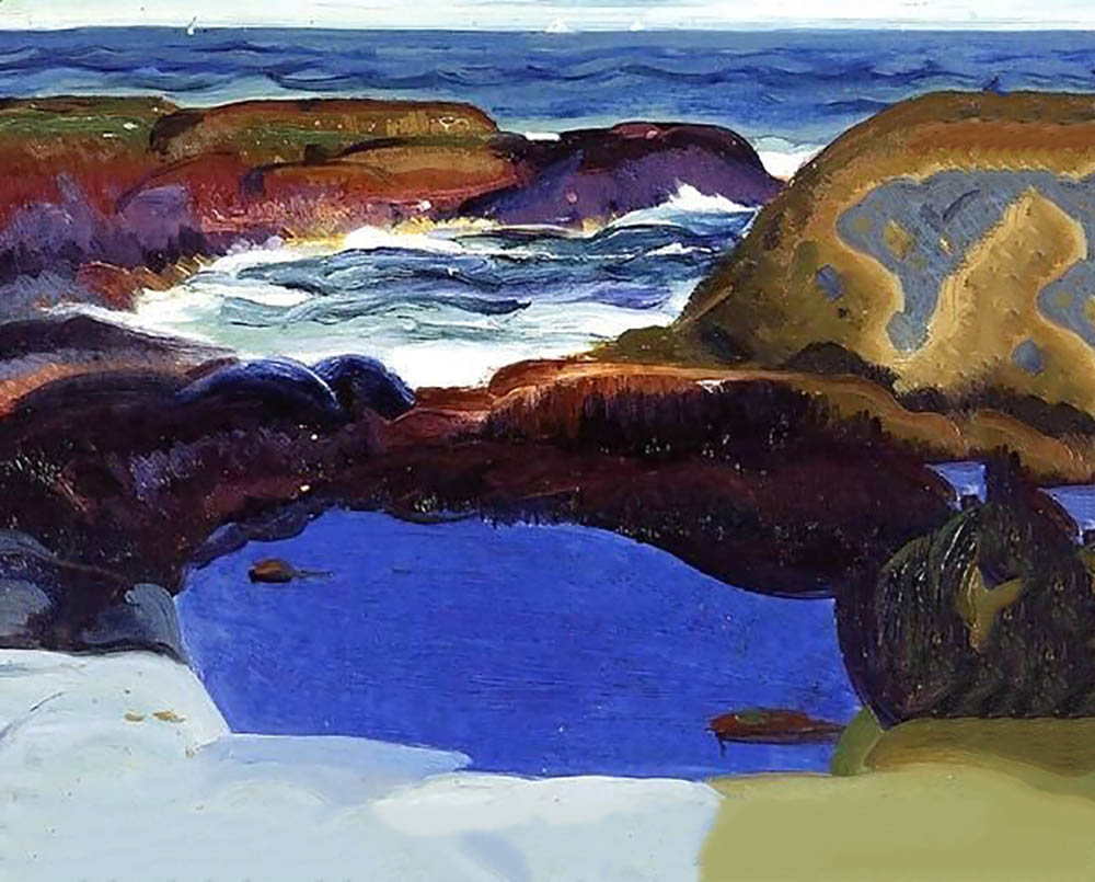 George Bellows The Blue Pool oil painting reproduction