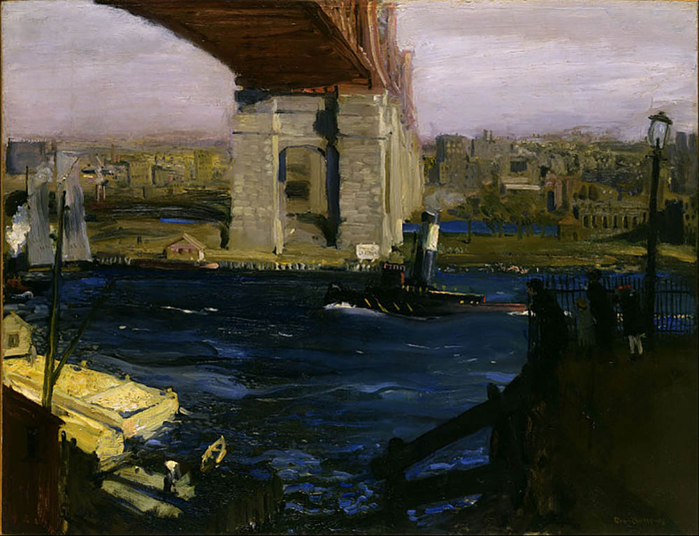 George Bellows The Bridge, Blackwell's Island oil painting reproduction