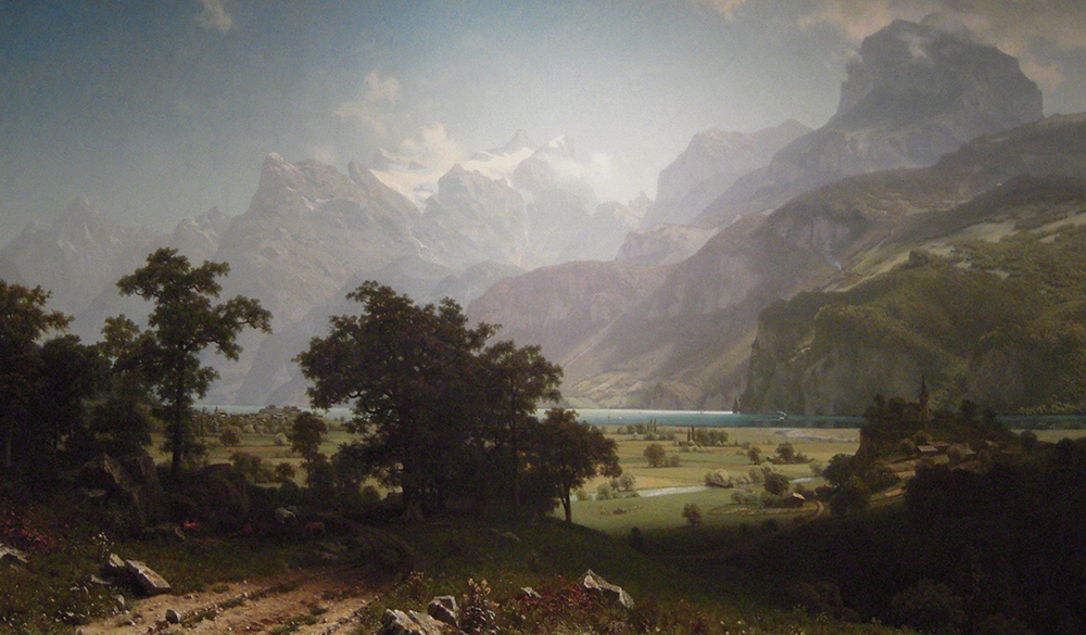 Albert Bierstadt Lake Lucerne, 1858 oil painting reproduction
