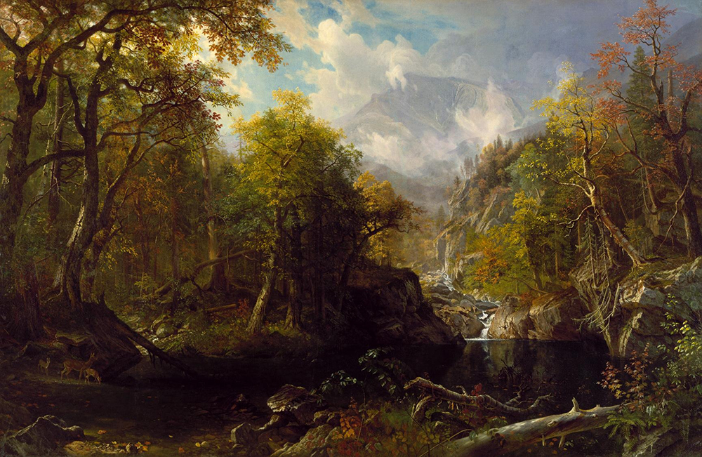 Albert Bierstadt The Emerald Pool oil painting reproduction