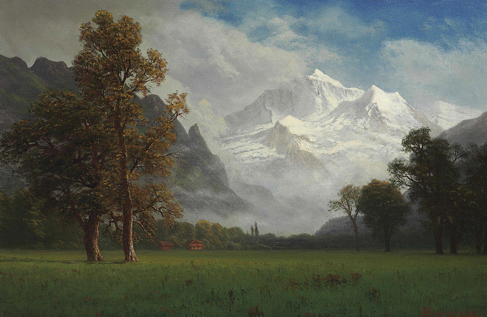 Albert Bierstadt Jungfrau oil painting reproduction