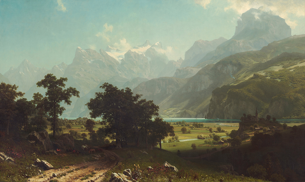 Albert Bierstadt Lake Lucerne 2 oil painting reproduction