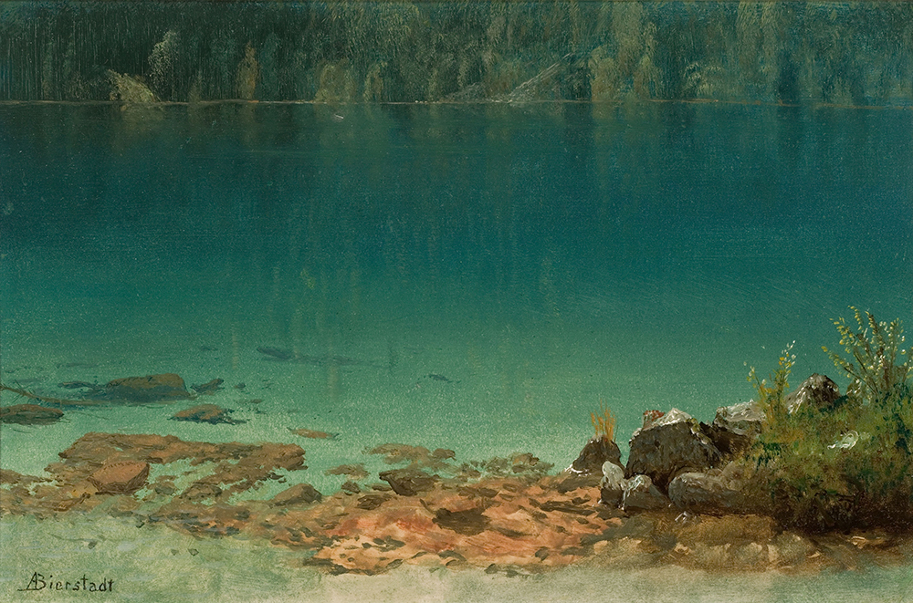 Albert Bierstadt Lake Scene oil painting reproduction
