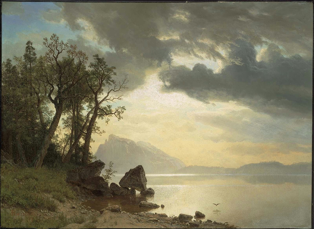 Albert Bierstadt Lake Tahoe, California oil painting reproduction