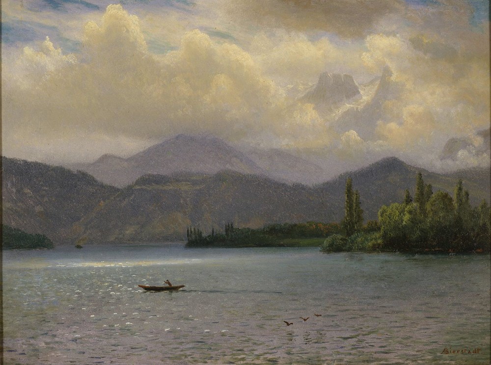 Albert Bierstadt Lake Tahoe oil painting reproduction