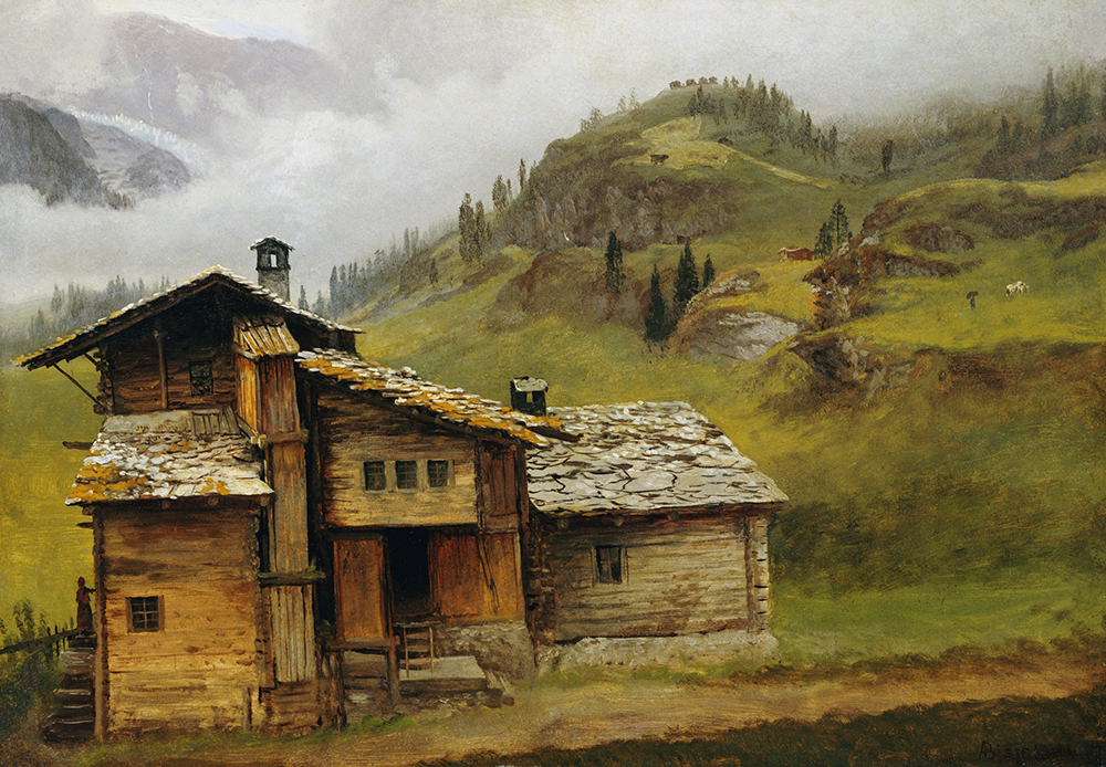 Albert Bierstadt Mountain House oil painting reproduction