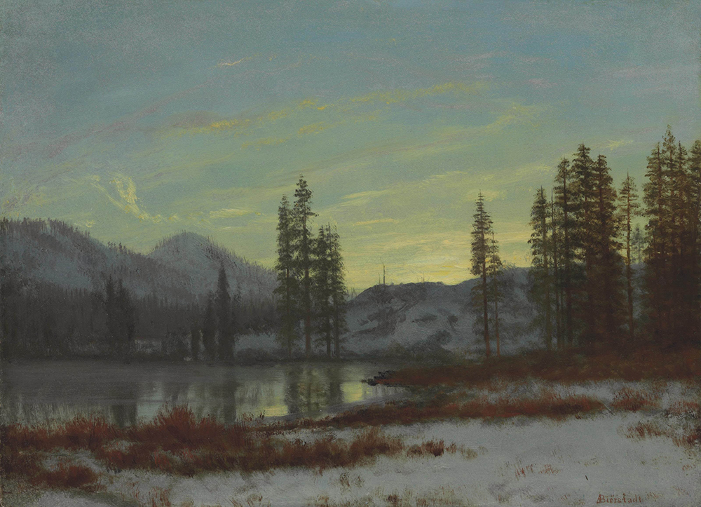 Albert Bierstadt Snow in the Rockies oil painting reproduction