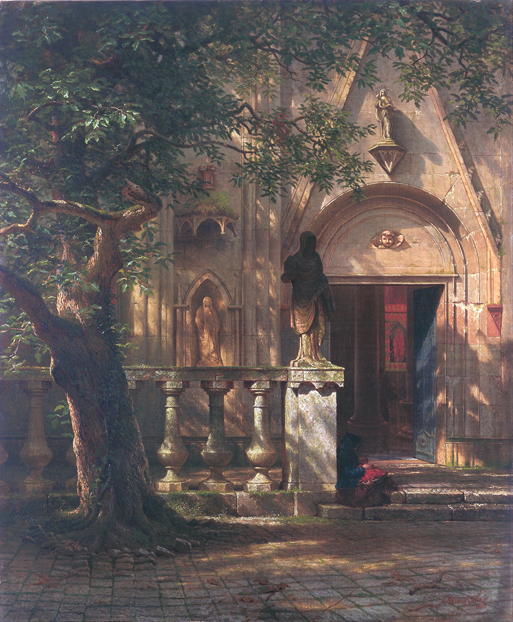 Albert Bierstadt Sunlight and Shadow oil painting reproduction