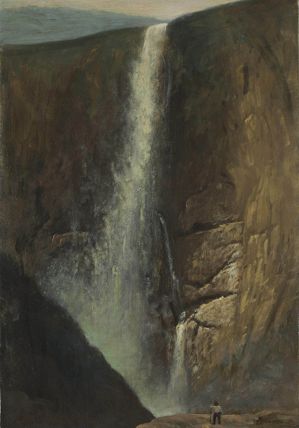 Albert Bierstadt The Falls (1873) oil painting reproduction