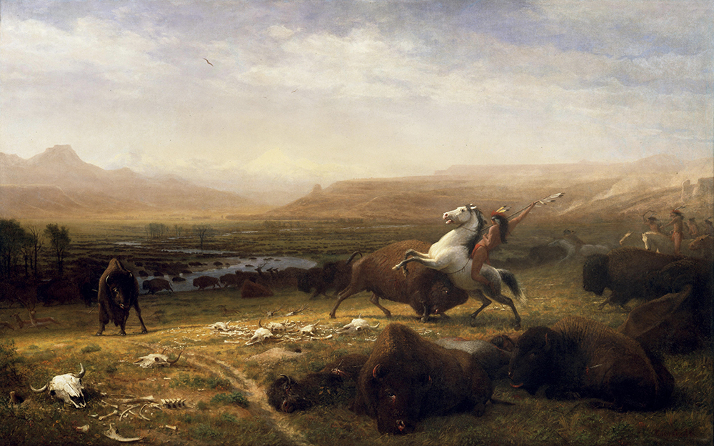 Albert Bierstadt The Last of the Buffalo oil painting reproduction