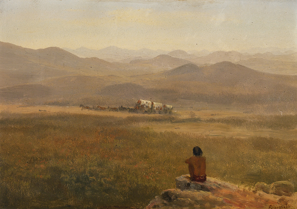 Albert Bierstadt The Lookout (1900) oil painting reproduction