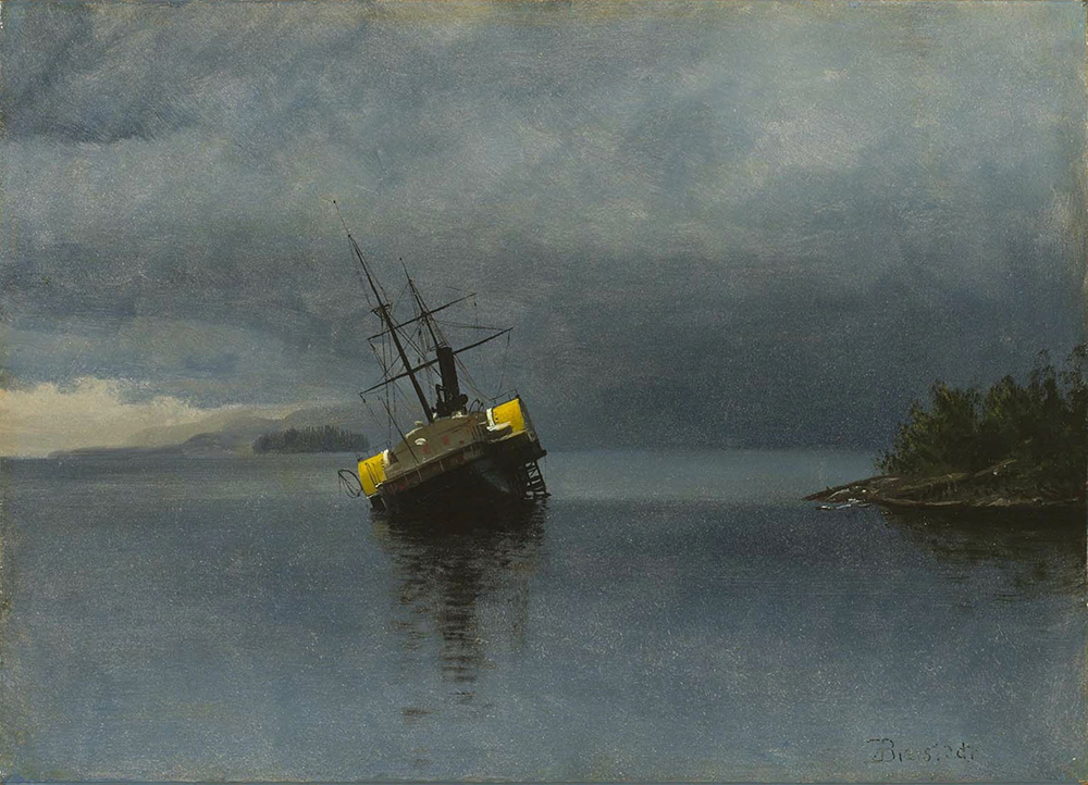 Albert Bierstadt Wreck of the Ancon oil painting reproduction