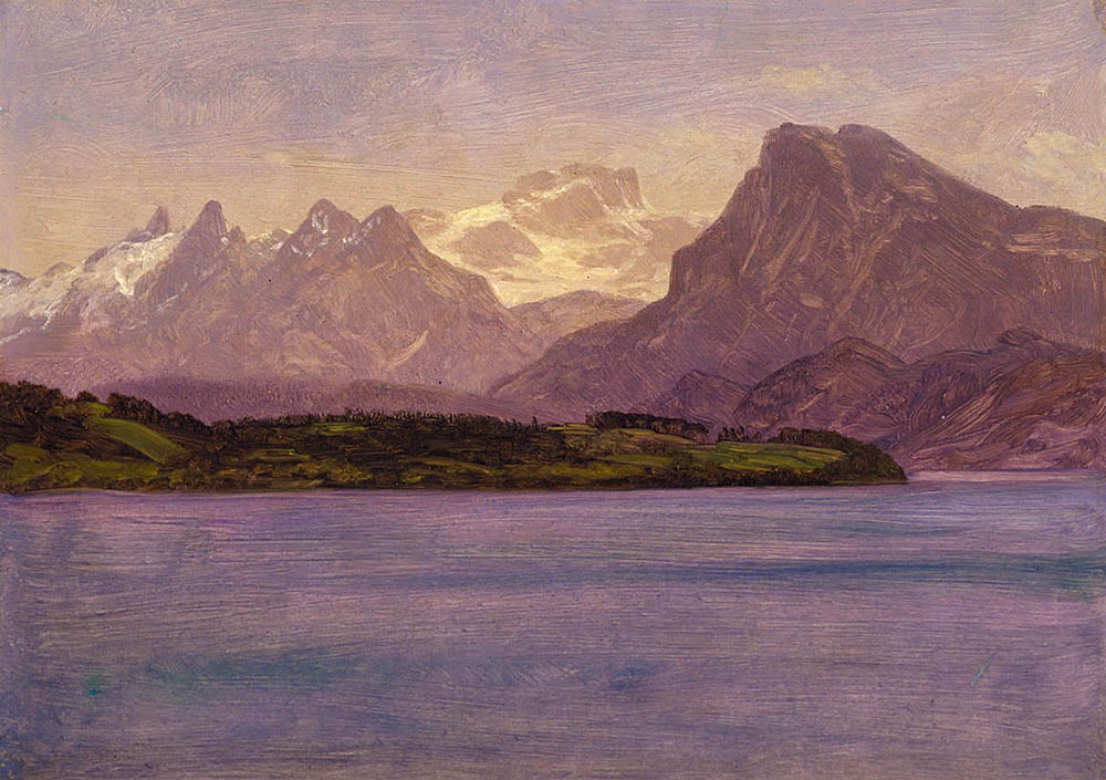 Albert Bierstadt Alaskan Coastal Range oil painting reproduction