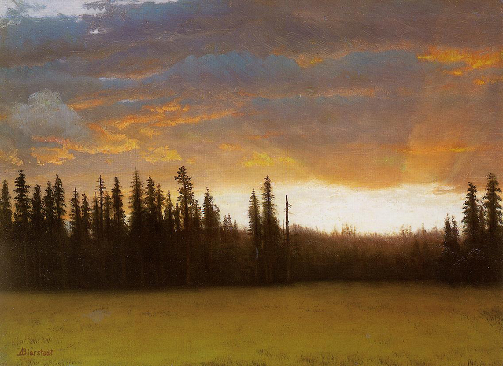 Albert Bierstadt California Sunset oil painting reproduction