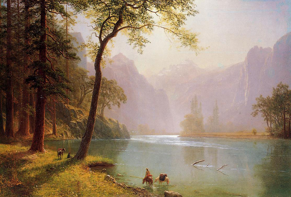 Albert Bierstadt Kern's River Valley California oil painting reproduction