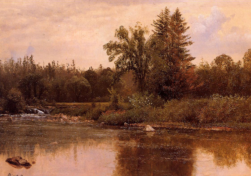 Albert Bierstadt Landscape New Hampshire oil painting reproduction