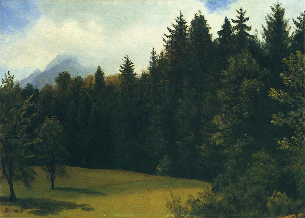 Albert Bierstadt Mountain Resort oil painting reproduction