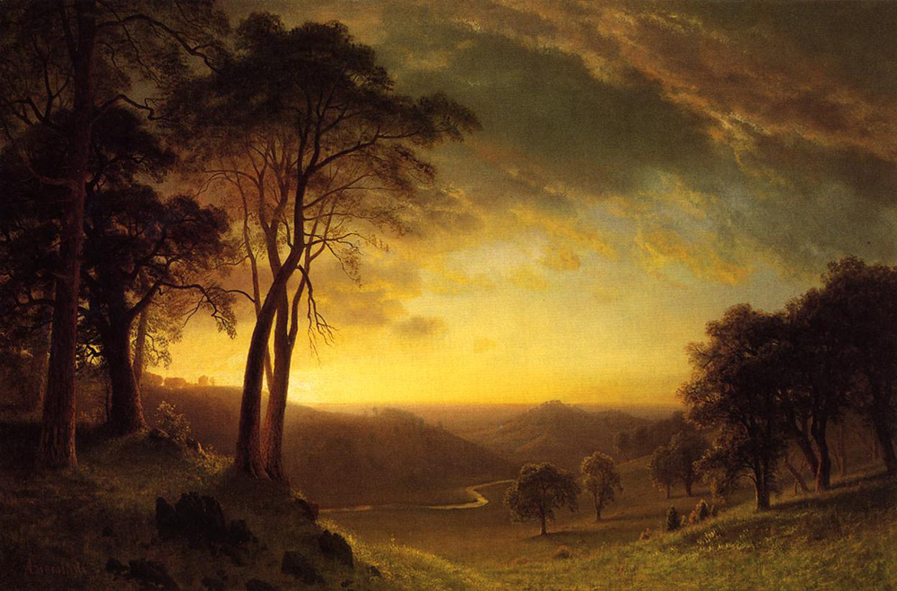 Albert Bierstadt Sacramento River Valley oil painting reproduction