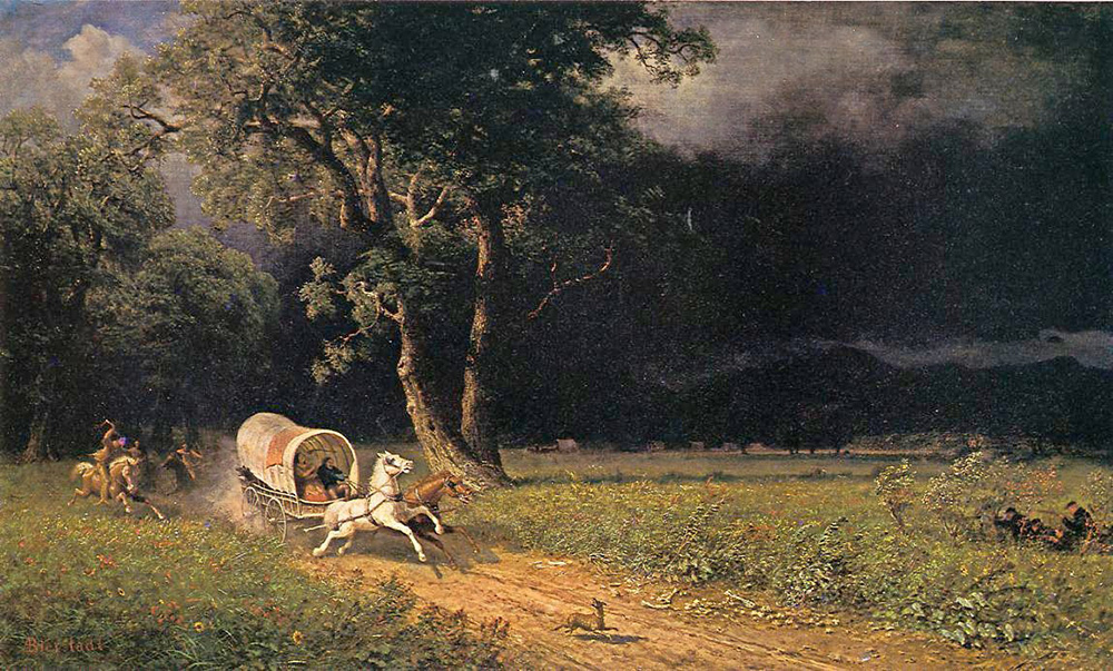 Albert Bierstadt The Ambush oil painting reproduction
