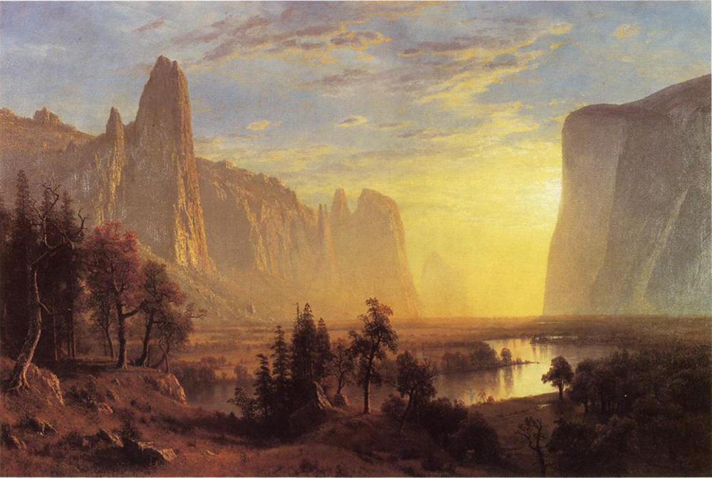 Albert Bierstadt Yosemite Valley Yellowstone Park oil painting reproduction