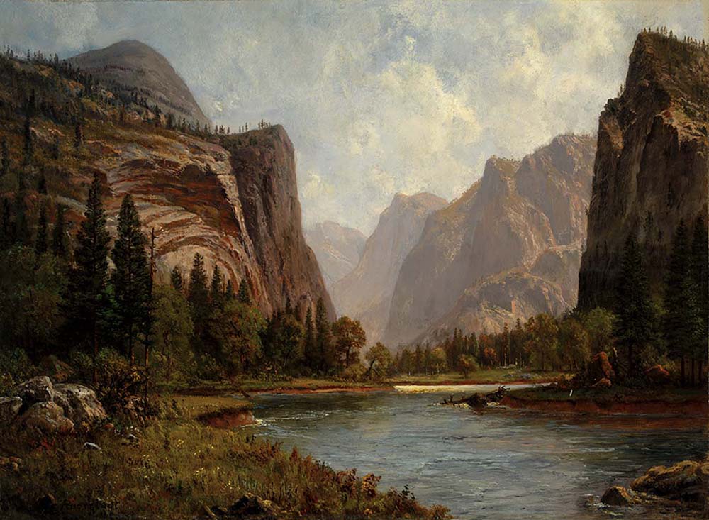 Albert Bierstadt Gates of Yosemite oil painting reproduction