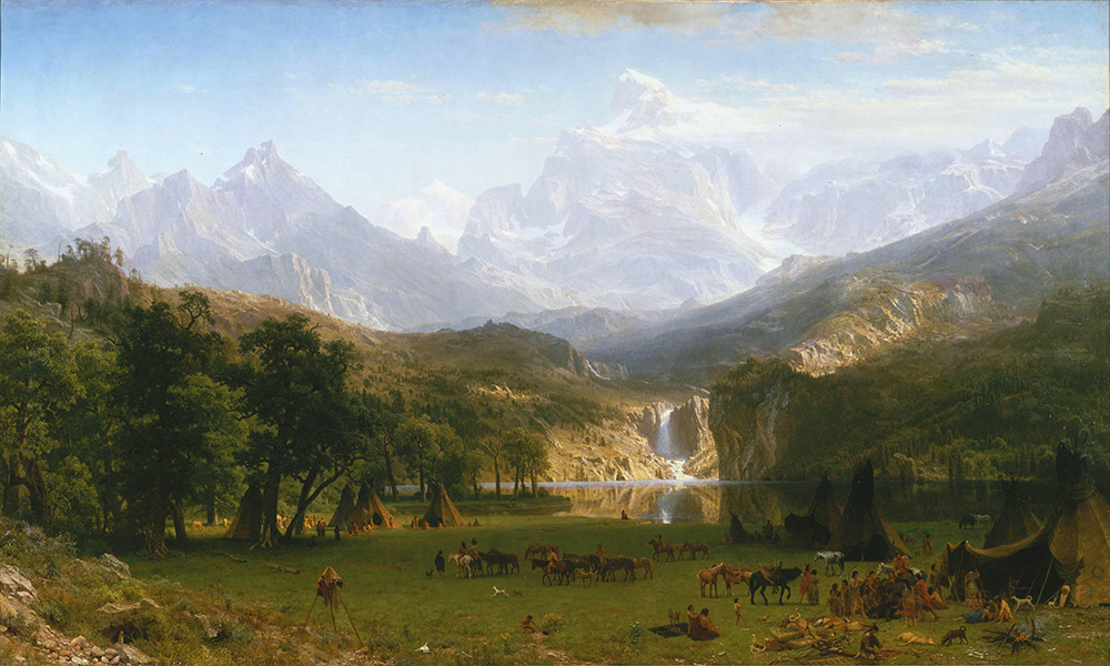 Albert Bierstadt Landers peak oil painting reproduction