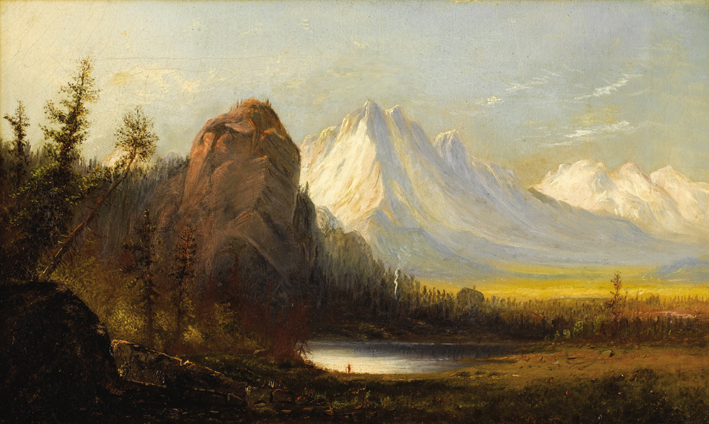 Albert Bierstadt Manner ofCathedral Rock oil painting reproduction
