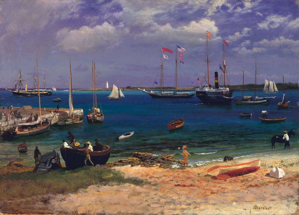 Albert Bierstadt Nassau Harbor After 1877 oil painting reproduction