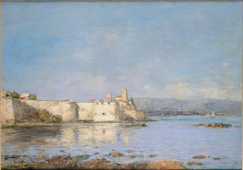 Eugene Boudin The Port of Antibes, 1893 oil painting reproduction