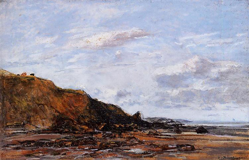 Eugene Boudin The Sea at Douarnenez 1897 oil painting reproduction