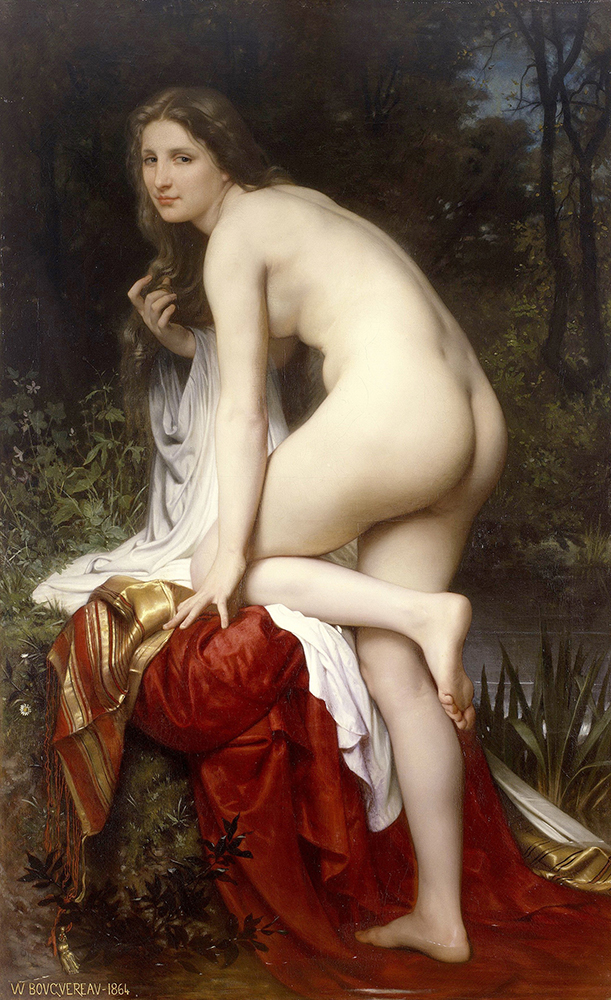 William-Adolphe Bouguereau Baigneuse oil painting reproduction