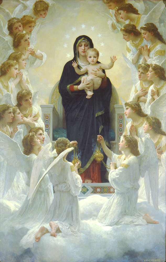 William-Adolphe Bouguereau The Virgin With Angels oil painting reproduction