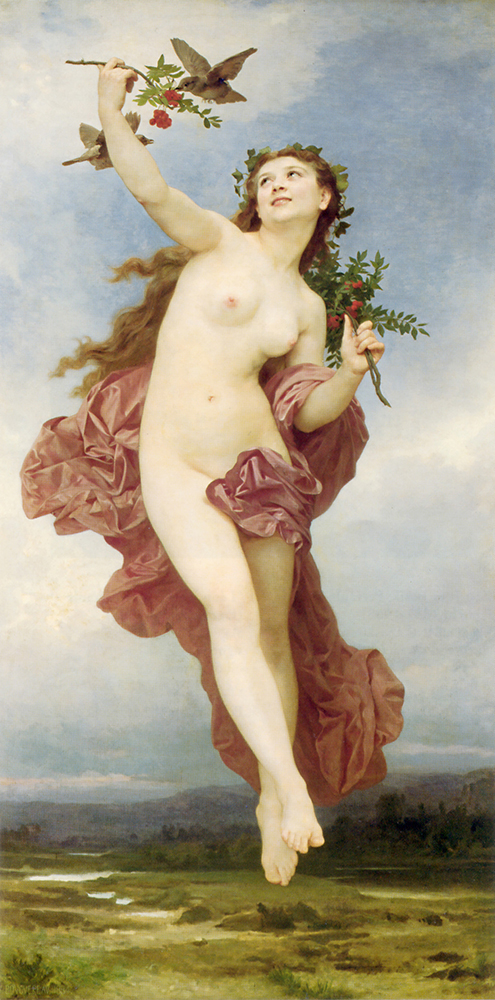 William-Adolphe Bouguereau Day (1881) oil painting reproduction
