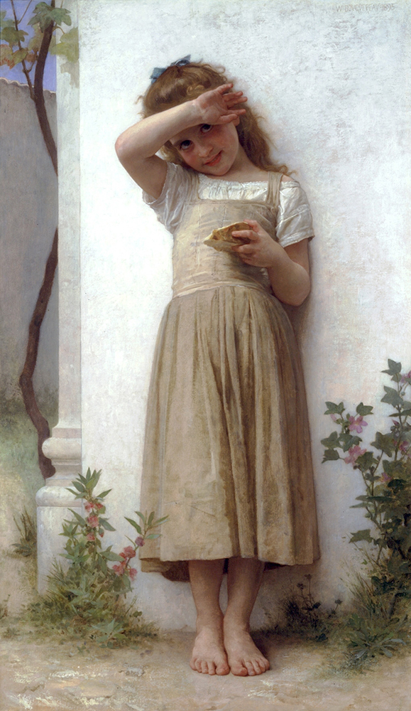 William-Adolphe Bouguereau In Penitence (1895) oil painting reproduction