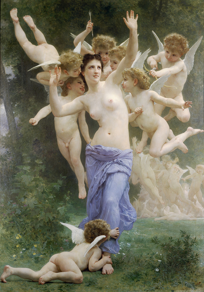 William-Adolphe Bouguereau Invitation (1893) oil painting reproduction