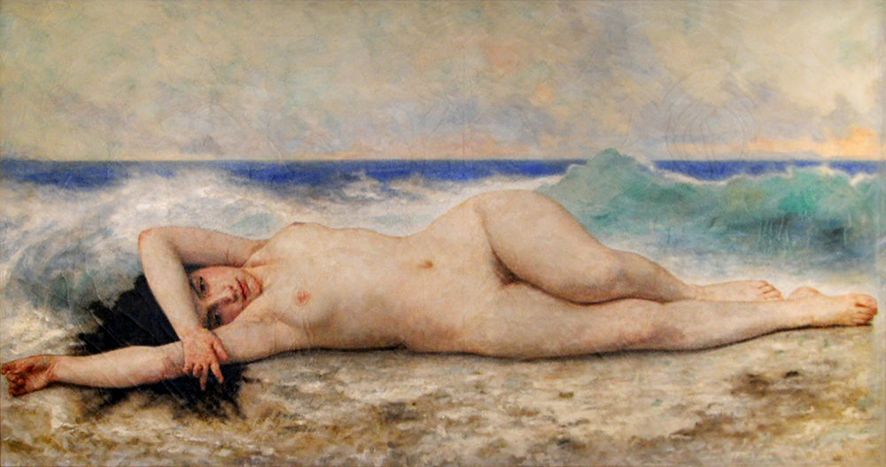 William-Adolphe Bouguereau Ocean Nymph (1904) oil painting reproduction